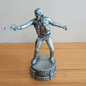 2005 Star Wars Saga Edition Chess Hans Solo Silver Replacement Figure